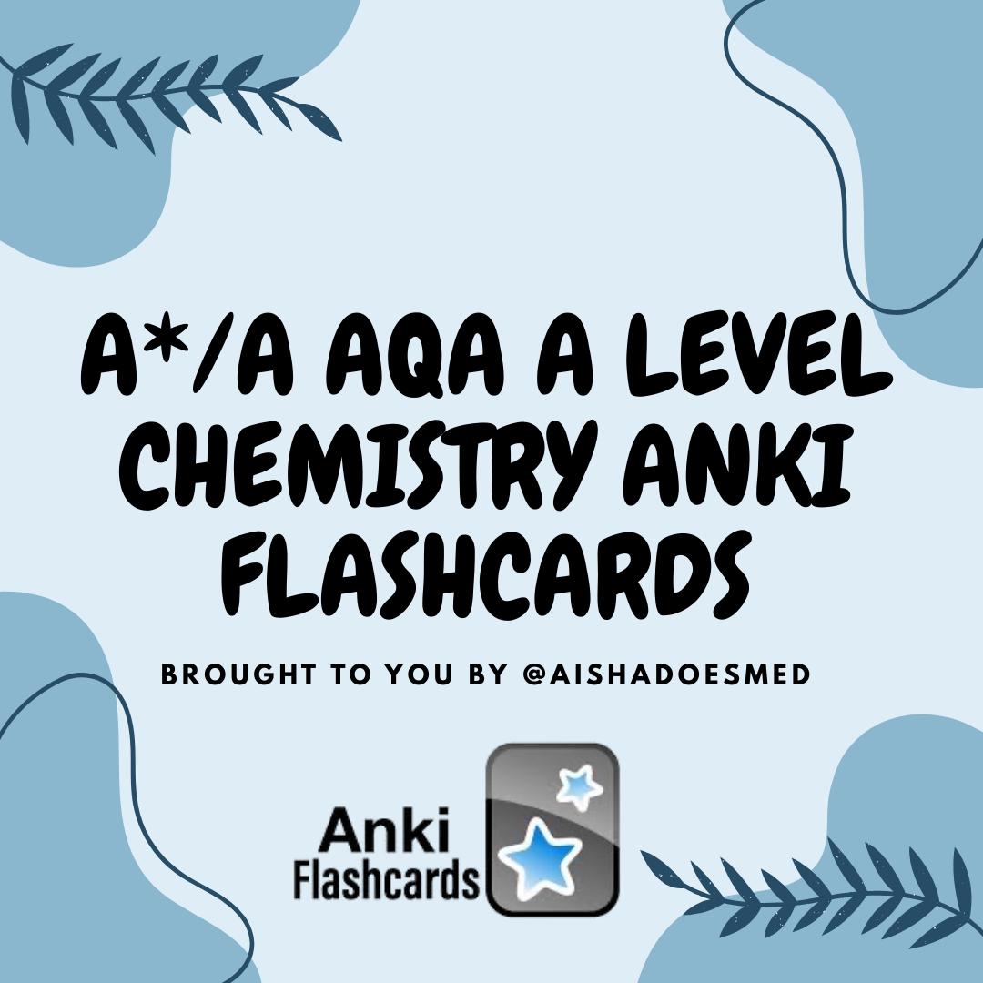 A Level Chemistry Flashcards - Etsy