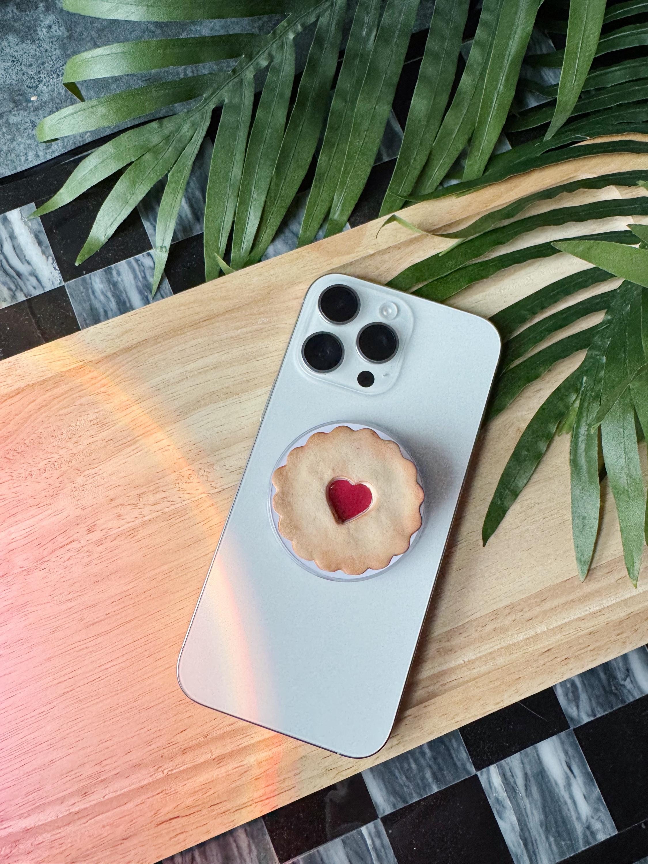 Discover Handmade Jam Cookie MagSafe Phone Grip for Phones and Kindles
