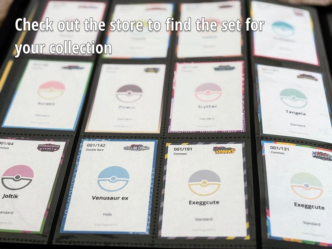 Sword and Shield | Pokemon GO - Master Set & Complete Set Checklists +  Binder Placeholders | Printable Pokemon TCG Accessories DIGITAL - Etsy