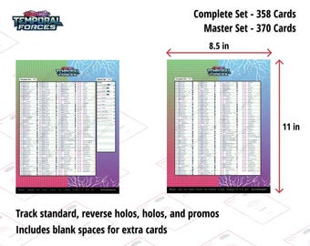 pokemon temporal forces card set Pokemon S&V Temporal Forces Booster Pack Art Set|Moesbill Trading Card –  Moesbill Cards main image 1