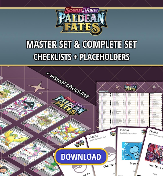 paldean fates booster box card list pack The spotlight glistens on Shiny Pokmon making their fated return to the Pokmon TCG Scarlet & Violet - Paldean