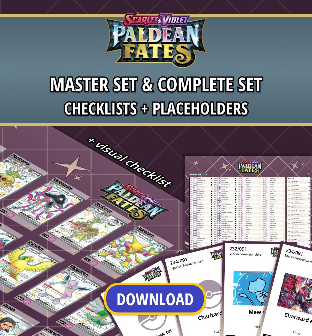 pokémon tcg scarlet & violet paldean fates card list Pokemon TCG: and Violet: Fates: Booster Bundle : Toys Games card deck of Pokémon cards to play Paldean Fates Card List: 245