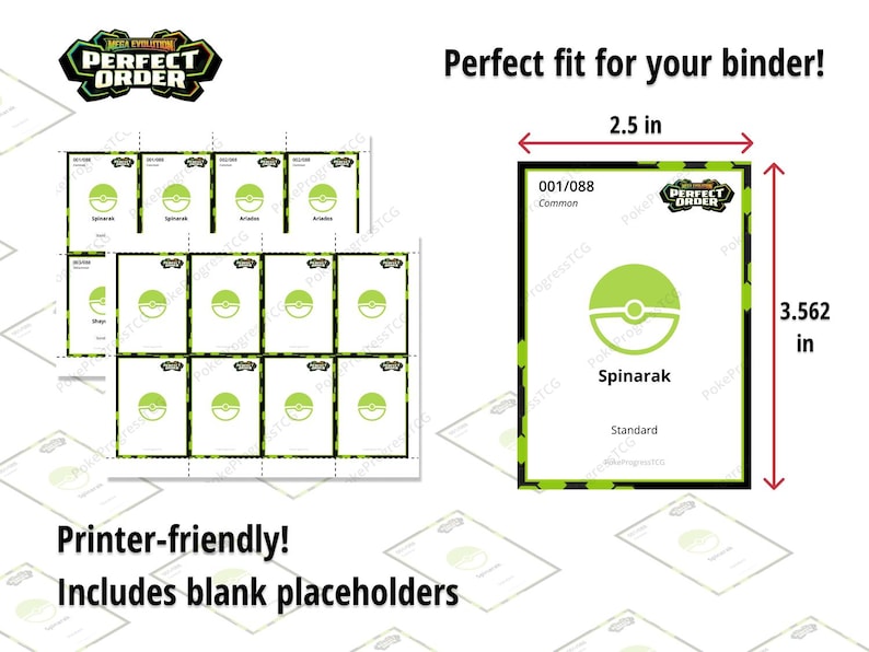 Perfect Order Visual Set List.pdf Mega Evolution | Perfect Order Master Set & Complete Set Checklists ...