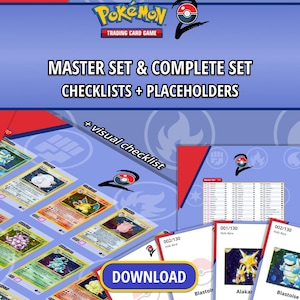 Base Set 2 Master Set Checklists and Binder Placeholders | Unlimited | WOTC | Vintage Pokemon TCG