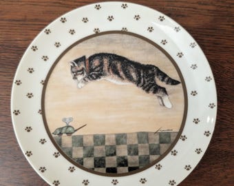 Lowell Herrero Cat and Mouse Collector Plate