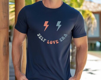 Self Love Era Blue Green Smile - Transferencia DTF lista para imprimir, vibrante y a todo color