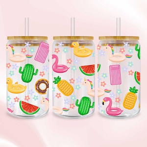 Floaties Wrap - Wrap UV DTF polychrome facile à appliquer, transferts permanents
