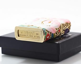 Zippo Kitsune Nine Tailed Fox Lighter - Enamel Art Zippo , 3D Deep