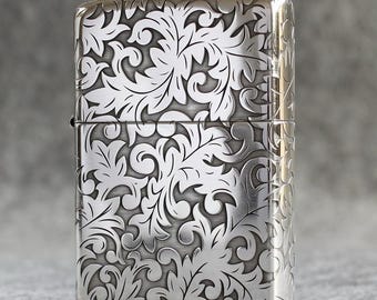 Vintage Sterling Silver Zippo Lighter, 1995, Sterling Zippo, Rare