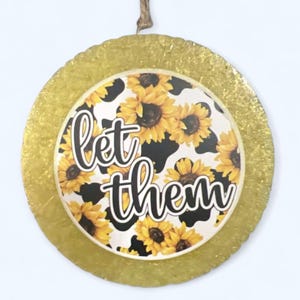 Let Them Freshie – Sunflower Car Air Freshener, Champagne Toast Scent