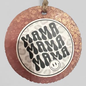 Mama Freshie – Retro Car Air Freshener, Champagne Toast Scent, Gift for Mom
