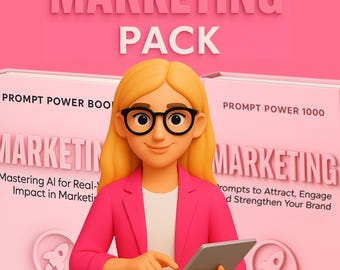 AI-marketingpakket: 100 strategieën + gids en assistent