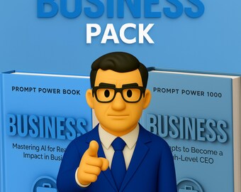 AI Business Pack – 100 strategieën + gids en assistent