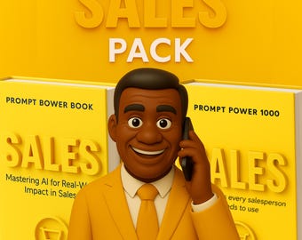 AI-verkooppakket: 100 strategieën + gids en assistent