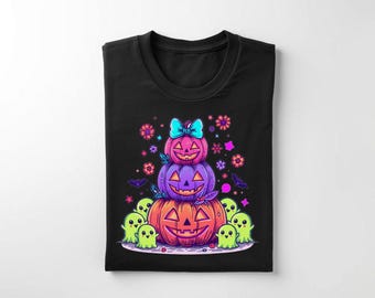 ネオンハロウィーンPNG、不気味な季節のデザイン、輝くネオンハロウィーンPNG、シャツ、タンブラー、ステッカー、昇華用のデジタルダウンロード