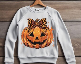 Leopard Pumpkin PNG, Fall Sublimation Design (Digital Download)