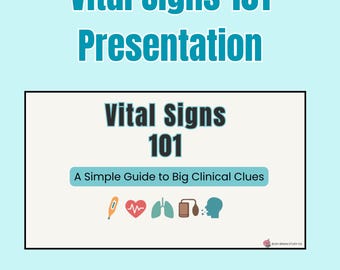 Vital Signs 101 Presentation: Nursing Education PDF (Ready-to-Use)