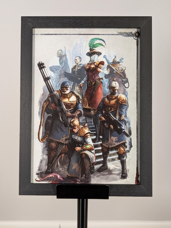 Elucidian Starstriders - Kill Team Framed Art - 7"x10"