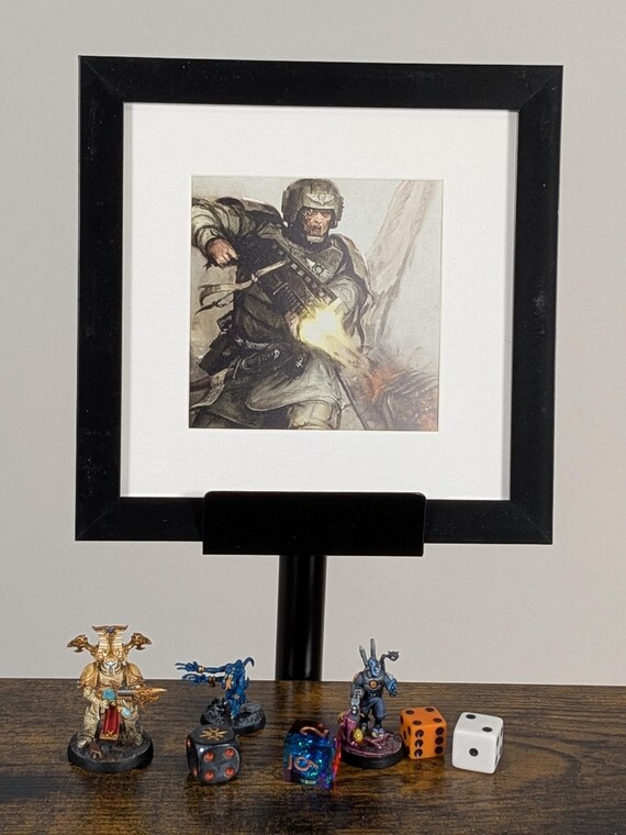 Astra Militarum 40k Art - 6 3/4" x 6 3/4"
