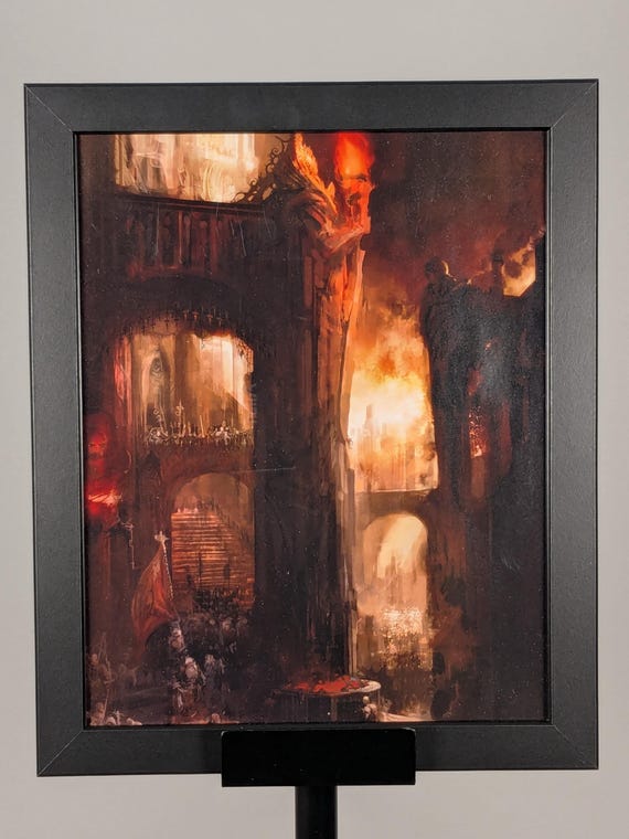 Cities of Sigmar - Age of Sigmar - Framed Art - 8.25x11