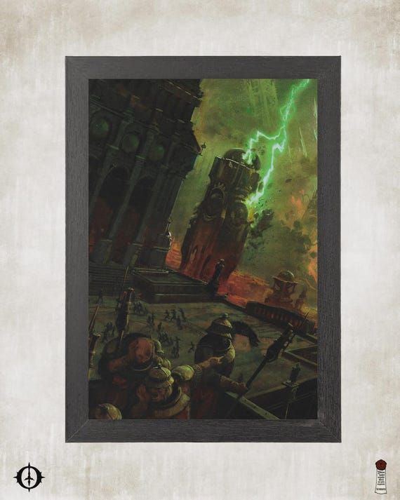 Upcycled Age of Sigmar Art - 6x9 Frame
