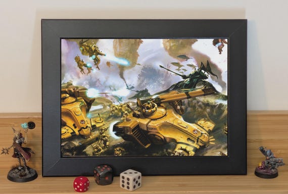 Tau - 40K Framed Upcycled Art (8.25x6.25)