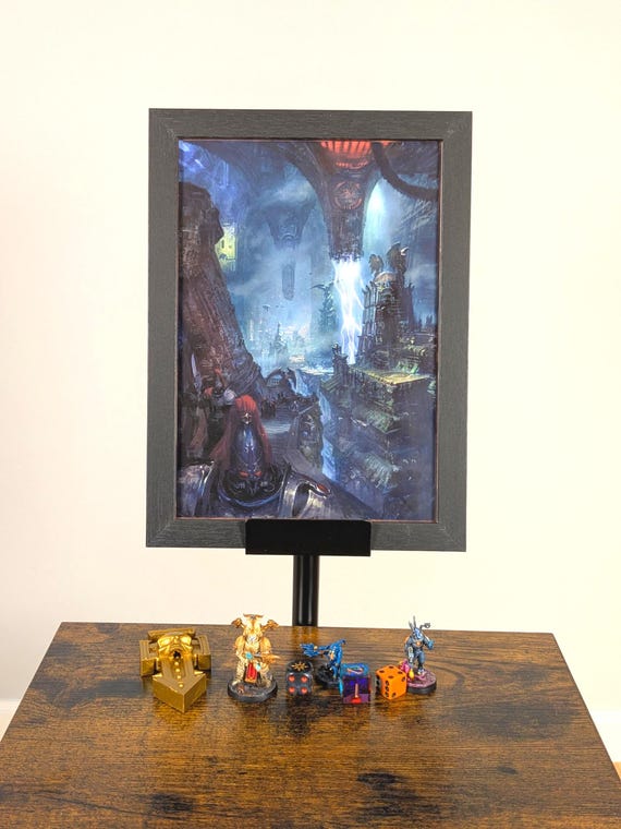 Custodes Framed 40k Art - 7"x10"