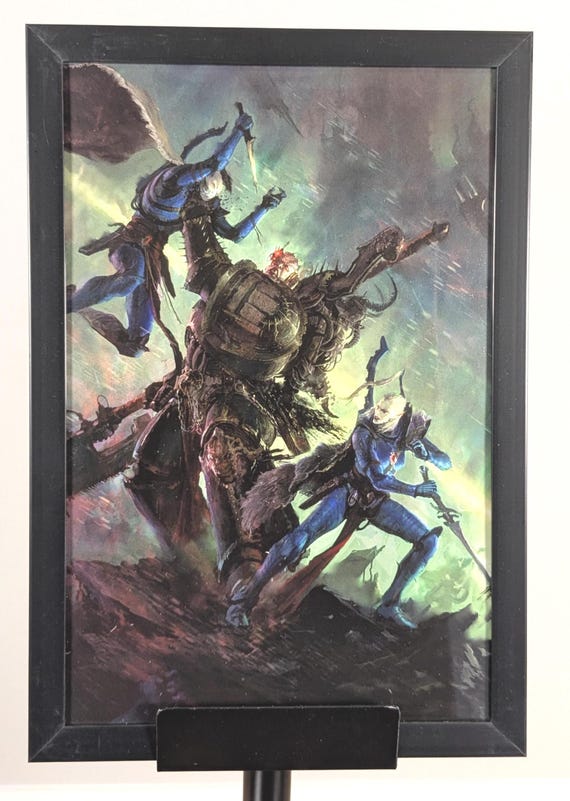 Corsairs vs Legionary - 40k Art - Kill Team