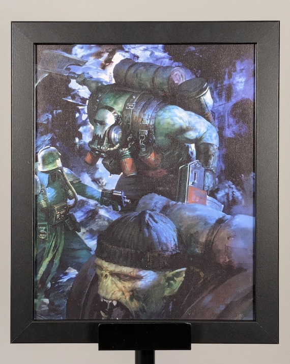 Death Korps of Krieg - 40K Upcycled Art (9.5x11.5)
