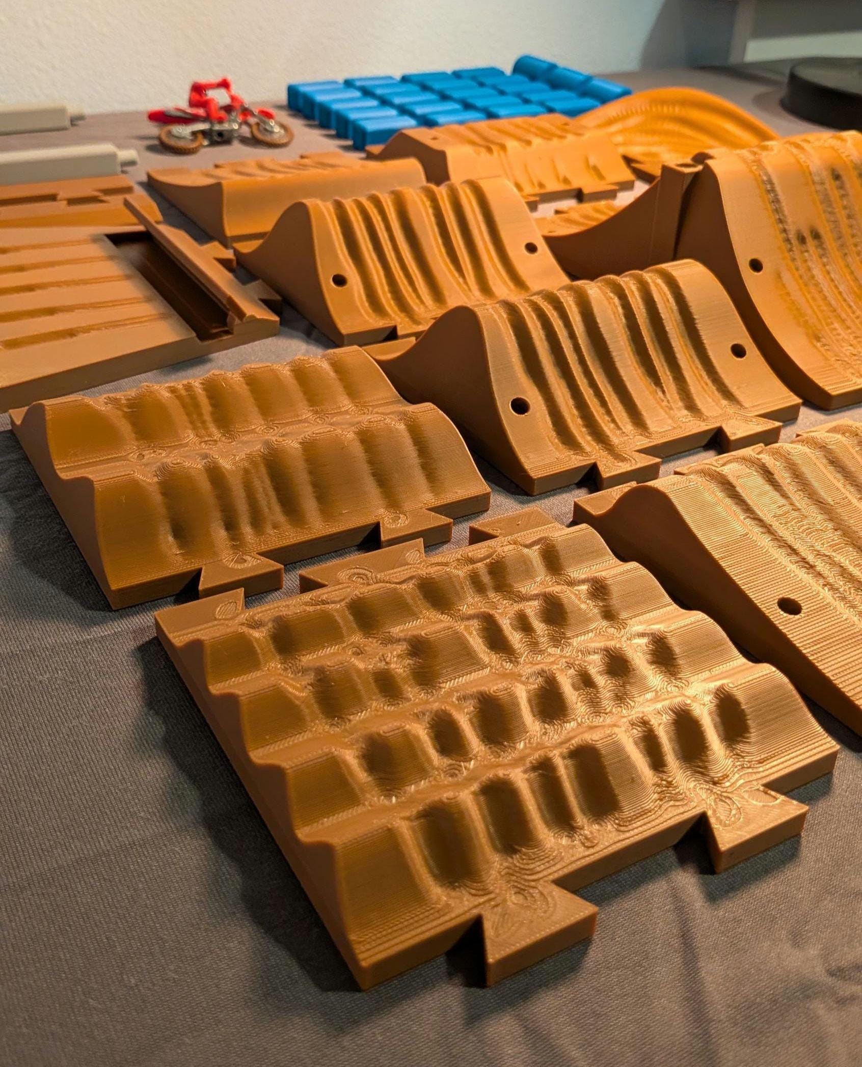 Supercross Rutted Track Motomakers Supercross 46pc Pro Track Kit: Rutted Modular Connect System ...