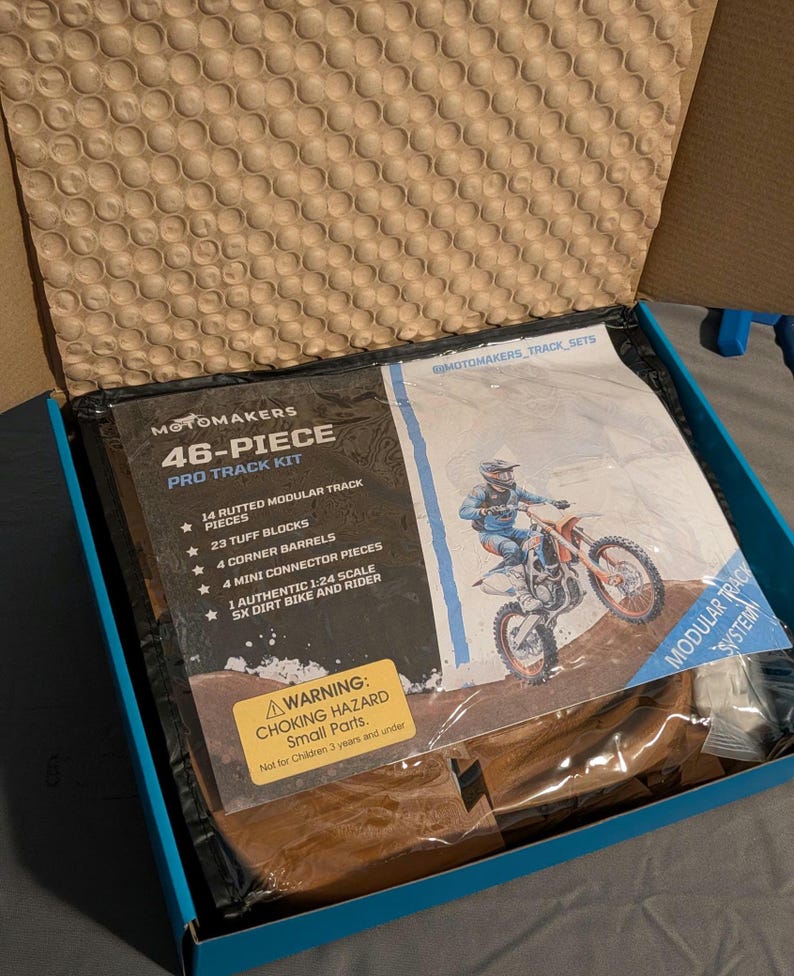 Supercross Rutted Track Motomakers Supercross 46pc Pro Track Kit: Rutted Modular Connect System ...
