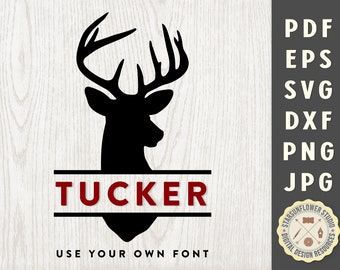 Free Deer Monogram Svg Free