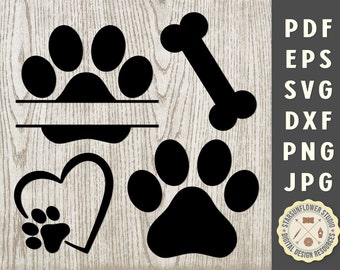 Download Paw Print Svg Etsy SVG, PNG, EPS, DXF File