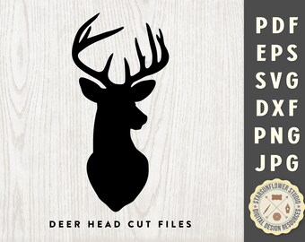 Download Deer Head Svg Etsy