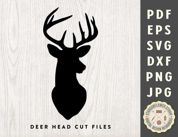 Download Hunting Svg Files Svg Files For Cricut Deer Vector Silhouette Deer Svg File Deer Head Svg Deer Clipart Deer Head Clipart Craft Supplies Tools Papercraft