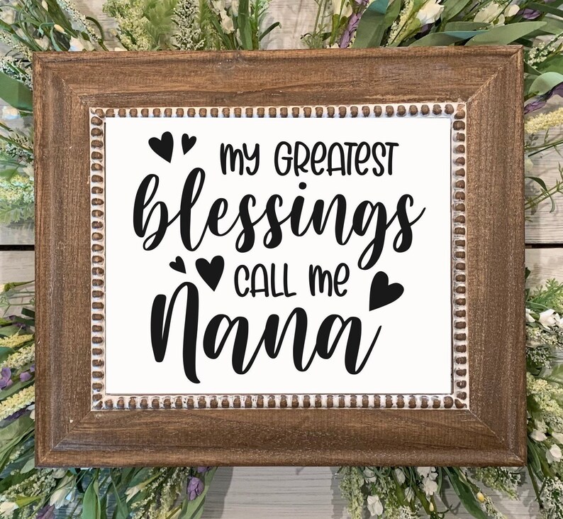 My Greatest Blessings Call Me Nana Svg EPS Png Dxf Cricut | Etsy