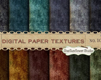 Digital Paper Textures Pack No 10 - 12x12