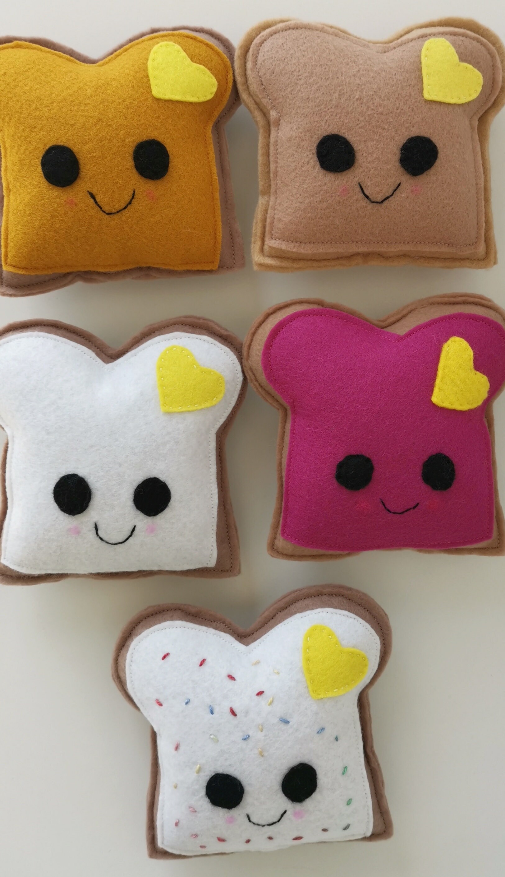 Felt Toast Baby Rattle Toy Baby Gift Baby Toys Nursery Etsy Ireland