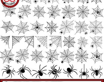 Spider Web Svg Bundle, Halloween Svg, Spider Web Png, Spider Web Clipart, Cobweb Svg, Spider Web Silhouette, Cut Files, Instant Download