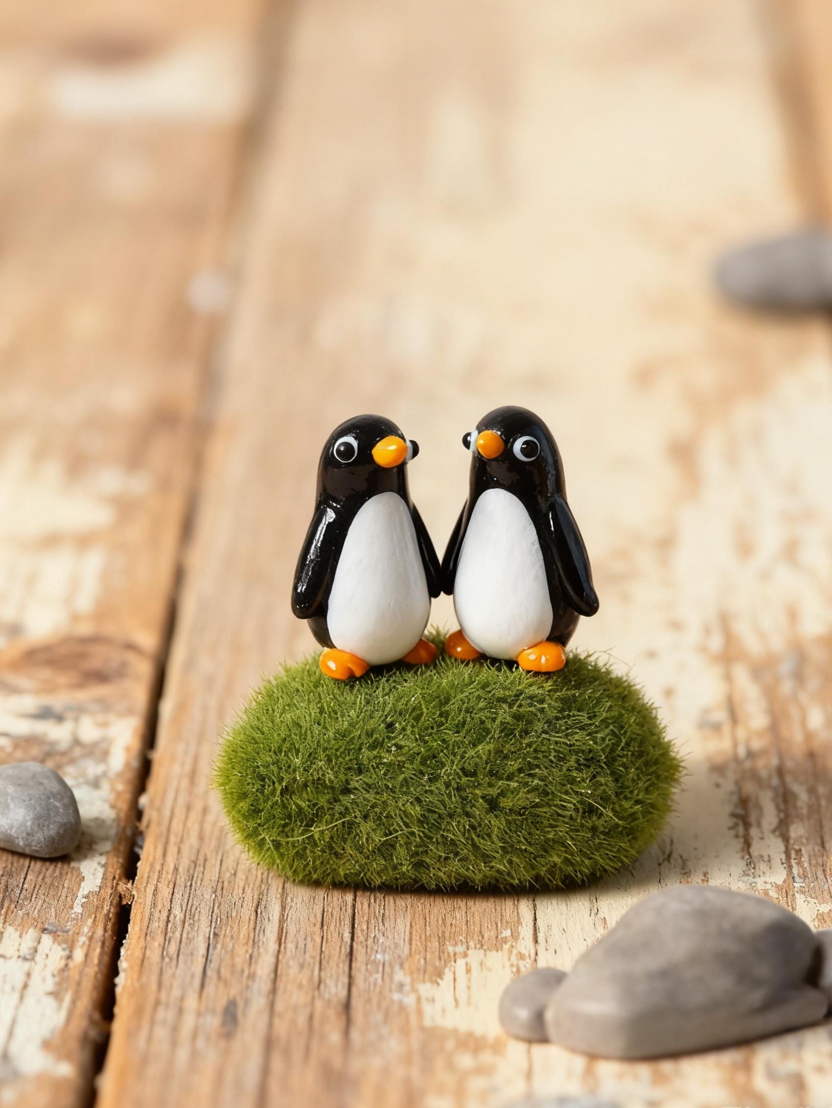 Penguin Figurines - Etsy