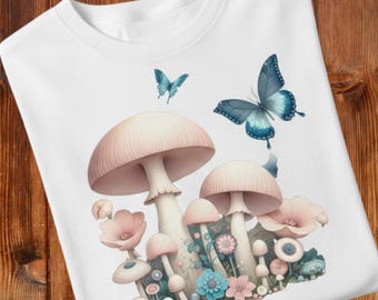 Fantasy Mushrooms Digital Design 300 DPI  PNG