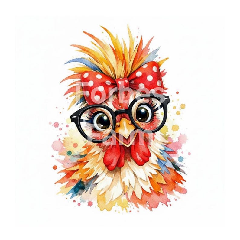 Crazy Chicken Digital Design 300 DPI PNG - Etsy