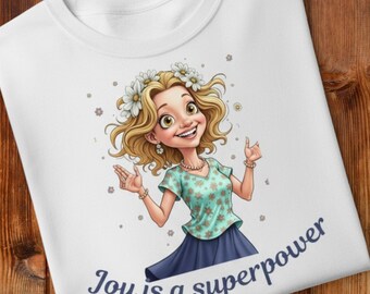 Joy is a Superpower Digital Design 300 DPI  PNG