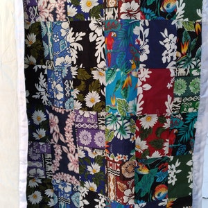 Quilt. Tropical Theme.  4 ft x 6 ft