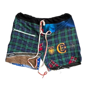 Logo Patchwork Shorts