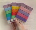 Silicone Water Bottle Labels, Waterproof Wavy Bands, Labels for Baby Bottles, Cups, Tumblers, Thermos, Reusable Name Label, Shower Gift