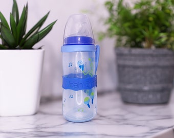 Daycare Baby Bottle Label, Waterproof Single Baby Bottle Band, Bottle Label for Sippy Cups, Baby Shower Gift, Microwave and Dishwasher Safe