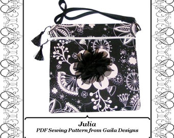 PDF Sewing Pattern iPad 1, 2, 3 or 4, iPad Air 1,2, iPad Pro 9.7, or other tablets,  cover with pocket zipper handles fully lined "Julia"
