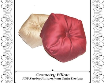 Geometry Pillow PDF Sewing Pattern DIY home decor