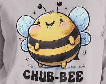 Niedliches Döbel-Biene Wortspiel Sweatshirt | Kawaii Hummel Geschenk für Bienen-Liebhaber | Gemütlicher Winter Bienen Pullover für Frauen | Süßer Bienen Pullover
